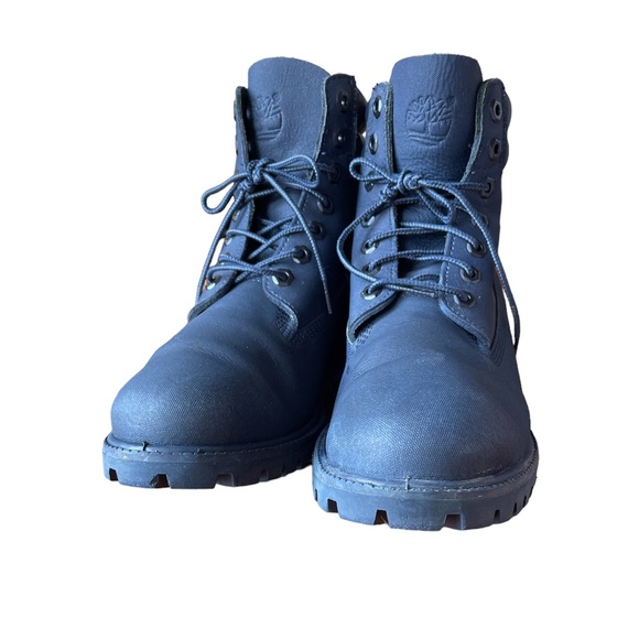 Timberland Leather and Canvas 6 inch boots #TB0A1OZY Sz. 9.5 - Picture 2 of 8